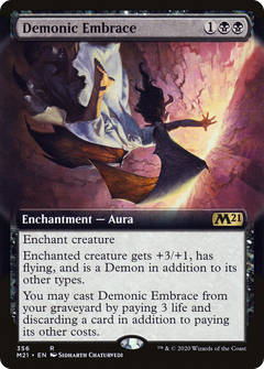 Demonic Embrace (Extended Art) (356) [Core Set 2021] foil - Deck Out Gaming