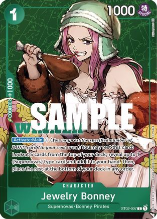 Jewelry Bonney (Tournament Pack Vol. 3) [Winner] (ST02-007) [One Piece Promotion Cards] Foil - Deck Out Gaming