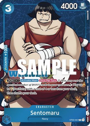 Sentomaru (Tournament Pack Vol. 3) [Winner] (ST03-007) [One Piece Promotion Cards] Foil - Deck Out Gaming