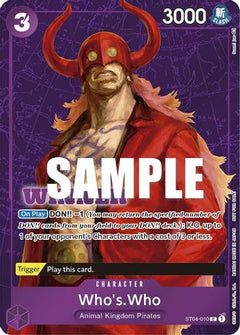 Who's.Who (Tournament Pack Vol. 3) [Winner] (ST04-010) [One Piece Promotion Cards] Foil - Deck Out Gaming