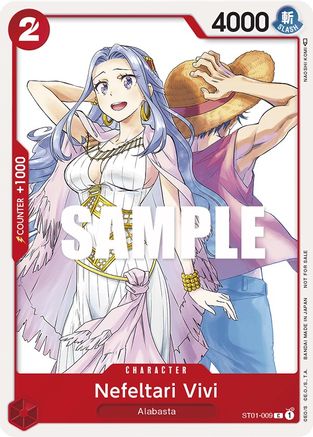 Nefeltari Vivi (OP-03 Pre-Release Tournament) [Participant] (ST01-009) [One Piece Promotion Cards] - Deck Out Gaming
