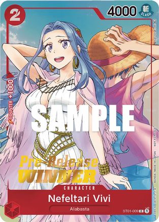 Nefeltari Vivi (OP-03 Pre-Release Tournament) [Winner] (ST01-009) [One Piece Promotion Cards] Foil - Deck Out Gaming