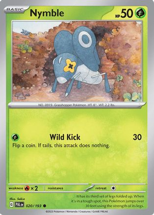Nymble - 020/193 (20) [SV02: Paldea Evolved] - Deck Out Gaming