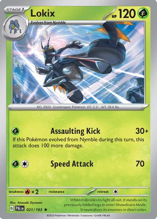 Lokix (21) [SV02: Paldea Evolved] Holofoil - Deck Out Gaming