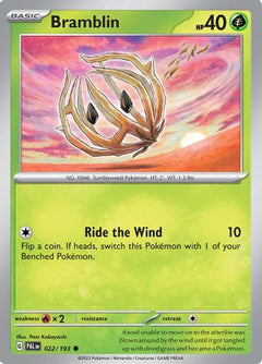 Bramblin - 022/193 (22) [SV02: Paldea Evolved] - Deck Out Gaming