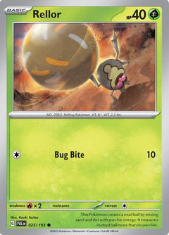 Rellor - 025/193 (25) [SV02: Paldea Evolved] - Deck Out Gaming
