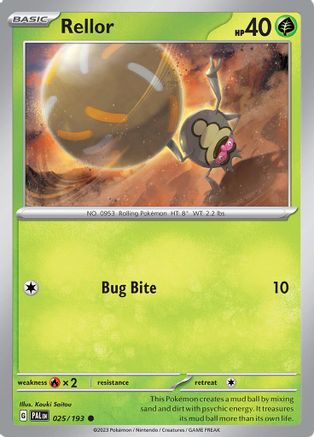 Rellor - 025/193 (25) [SV02: Paldea Evolved] - Deck Out Gaming
