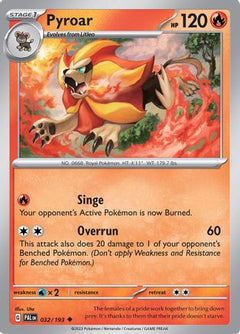 Pyroar - 032/193 (32) [SV02: Paldea Evolved] - Deck Out Gaming