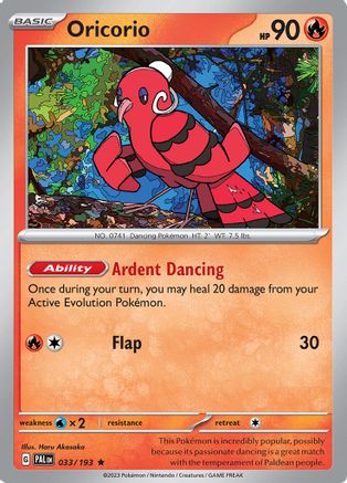 Oricorio (33) [SV02: Paldea Evolved] Holofoil - Deck Out Gaming