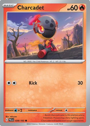 Charcadet - 038/193 (38) [SV02: Paldea Evolved] - Deck Out Gaming