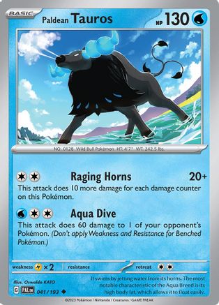 Paldean Tauros - 041/193 (41) [SV02: Paldea Evolved] - Deck Out Gaming