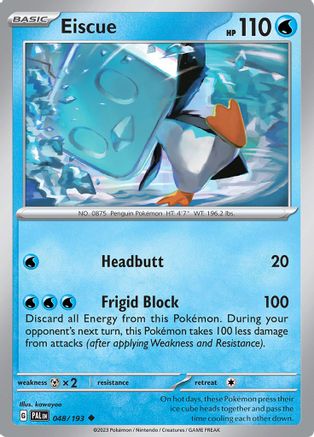 Eiscue - 048/193 (48) [SV02: Paldea Evolved] - Deck Out Gaming