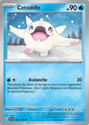 Cetoddle - 053/193 (53) [SV02: Paldea Evolved] - Deck Out Gaming