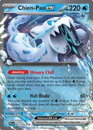Chien-Pao ex - 061/193 (61) [SV02: Paldea Evolved] Holofoil - Deck Out Gaming