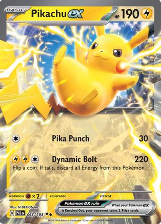 Pikachu ex (63) [SV02: Paldea Evolved] Holofoil - Deck Out Gaming