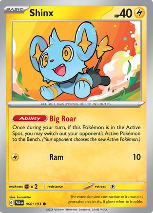 Shinx - 068/193 (68) [SV02: Paldea Evolved] - Deck Out Gaming