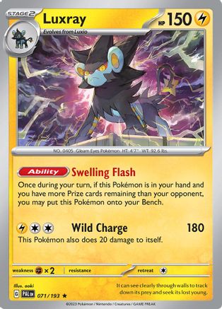 Luxray (71) [SV02: Paldea Evolved] Reverse Holofoil - Deck Out Gaming