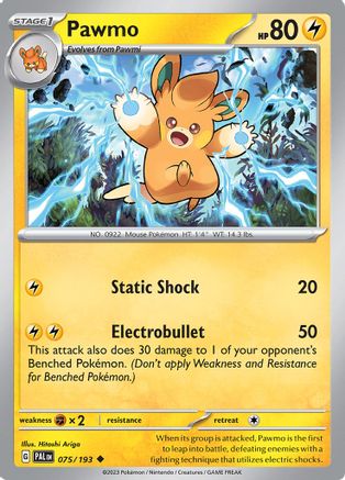 Pawmo (75) [SV02: Paldea Evolved] - Deck Out Gaming