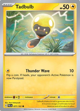 Tadbulb - 077/193 (77) [SV02: Paldea Evolved] - Deck Out Gaming