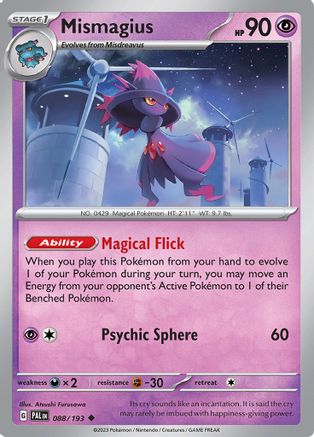 Mismagius - 088/193 (88) [SV02: Paldea Evolved] - Deck Out Gaming