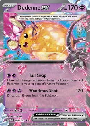Dedenne ex - 093/193 (93) [SV02: Paldea Evolved] Holofoil - Deck Out Gaming