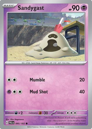 Sandygast - 095/193 (95) [SV02: Paldea Evolved] - Deck Out Gaming