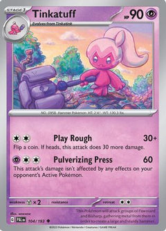 Tinkatuff - 104/193 (104) [SV02: Paldea Evolved] - Deck Out Gaming