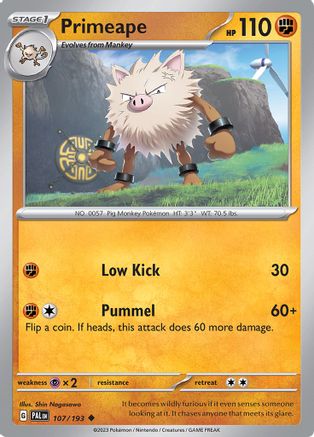 Primeape (107) [SV02: Paldea Evolved] - Deck Out Gaming