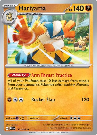 Hariyama (113) [SV02: Paldea Evolved] Holofoil - Deck Out Gaming