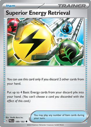 Superior Energy Retrieval - 189/193 (189) [SV02: Paldea Evolved] - Deck Out Gaming