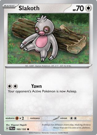 Slakoth (160) [SV02: Paldea Evolved] - Deck Out Gaming