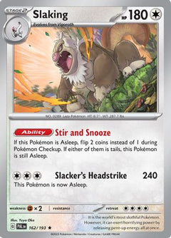 Slaking (162) [SV02: Paldea Evolved] Reverse Holofoil - Deck Out Gaming