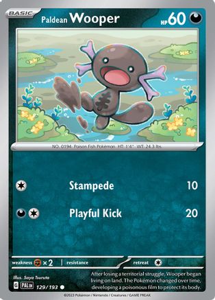 Paldean Wooper - 129/193 (129) [SV02: Paldea Evolved] - Deck Out Gaming
