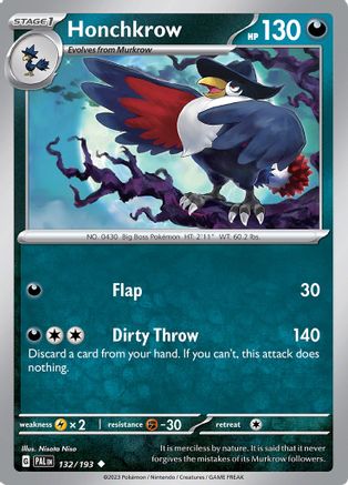 Honchkrow (132) [SV02: Paldea Evolved] - Deck Out Gaming