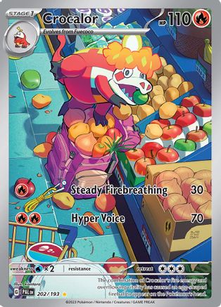 Crocalor - 202/193 (202) [SV02: Paldea Evolved] Holofoil - Deck Out Gaming