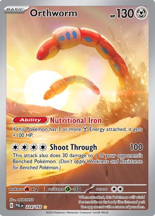 Orthworm - 224/193 (224) [SV02: Paldea Evolved] Holofoil - Deck Out Gaming