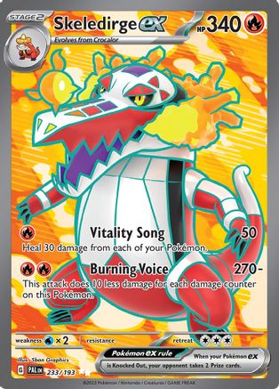 Skeledirge ex - 233/193 (233) [SV02: Paldea Evolved] Holofoil - Deck Out Gaming