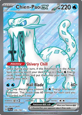 Chien-Pao ex - 236/193 (236) [SV02: Paldea Evolved] Holofoil - Deck Out Gaming