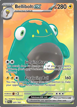 Bellibolt ex - 237/193 (237) [SV02: Paldea Evolved] Holofoil - Deck Out Gaming