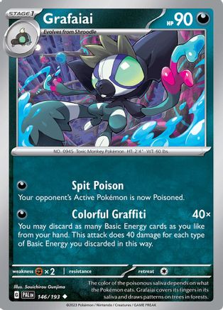 Grafaiai (146) [SV02: Paldea Evolved] - Deck Out Gaming