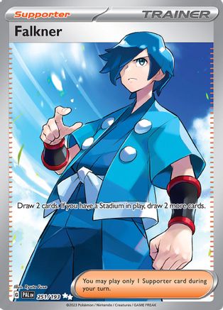 Falkner - 251/193 (251) [SV02: Paldea Evolved] Holofoil - Deck Out Gaming