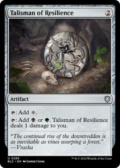 Talisman of Resilience (288) [Bloomburrow Commander] - Deck Out Gaming