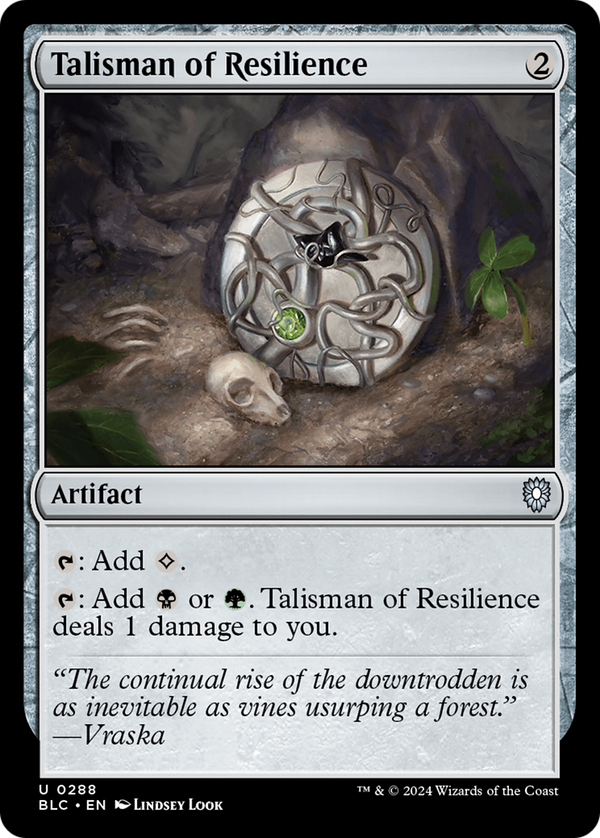Talisman of Resilience (288) [Bloomburrow Commander] - Deck Out Gaming