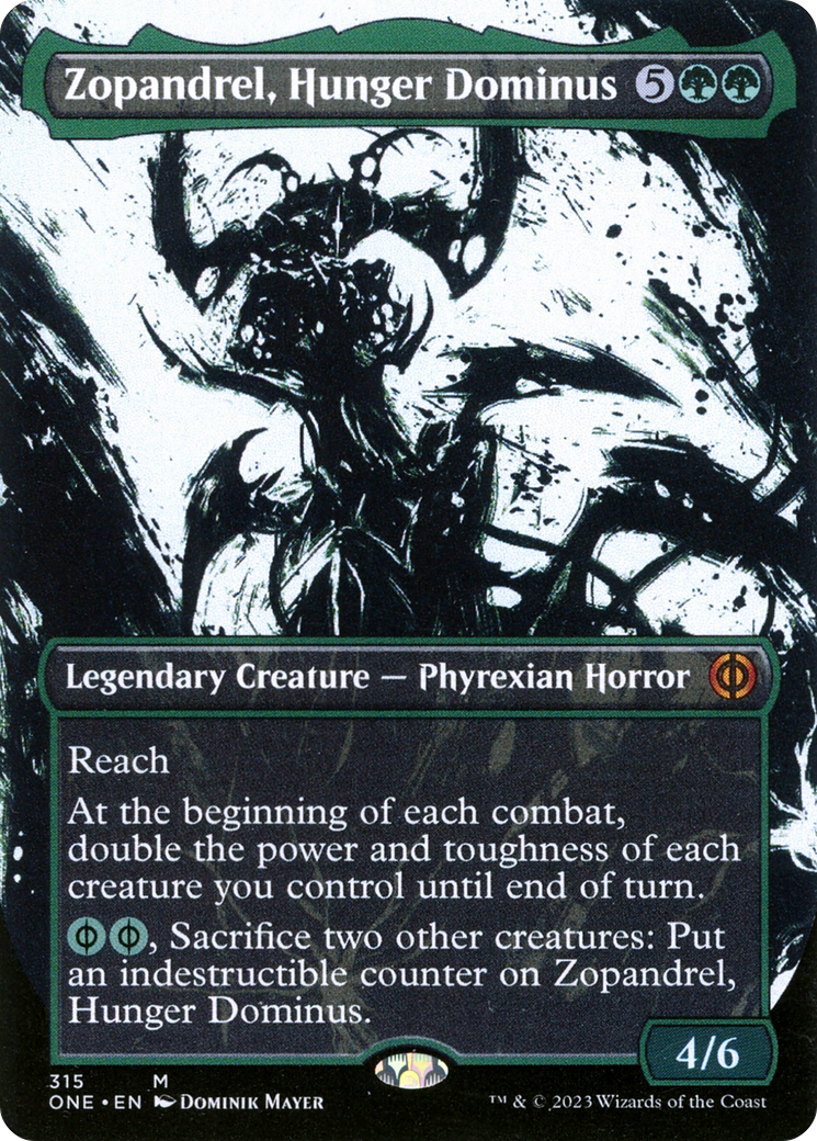 Zopandrel, Hunger Dominus (Showcase) (315) [Phyrexia: All Will Be One] - Deck Out Gaming