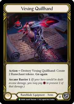Vexing Quillhand - FAB080 (FAB080) [Flesh and Blood: Promo Cards] Cold Foil - Deck Out Gaming