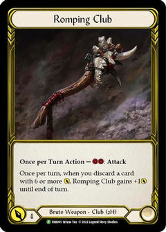 Romping Club - FAB095 (FAB095) [Flesh and Blood: Promo Cards] Cold Foil - Deck Out Gaming