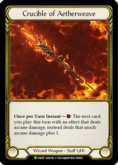 Crucible of Aetherweave - FAB097 (FAB097) [Flesh and Blood: Promo Cards] Cold Foil - Deck Out Gaming