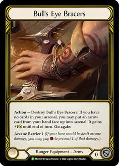 Bull's Eye Bracers - FAB102 (FAB102) [Flesh and Blood: Promo Cards] Cold Foil - Deck Out Gaming