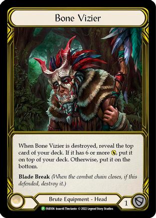 Bone Vizier - FAB106 (FAB106) [Flesh and Blood: Promo Cards] Cold Foil - Deck Out Gaming