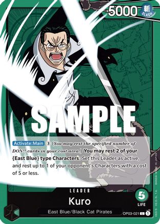 Kuro (OP03-021) [Pillars of Strength] - Deck Out Gaming